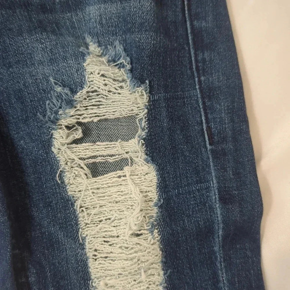 True Religion Jennie Mid Rise Curvy Skinny Jean, Color Dark Indigo Size 24 - Picture 8 of 15